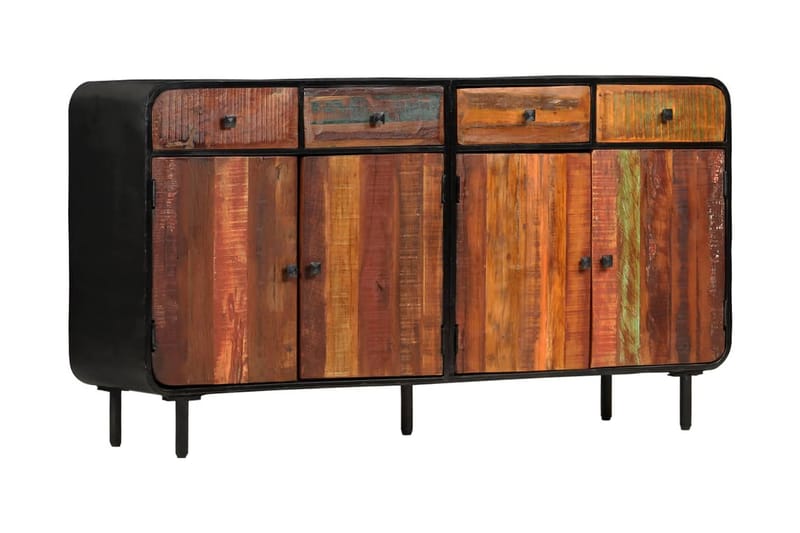 Skänk massivt återvunnet trä 140x35x76 cm - Brun - Förvaring - Förvaringsmöbler - Skänkar & sideboards