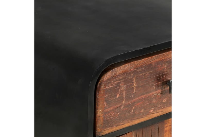 Skänk massivt återvunnet trä 140x35x76 cm - Brun - Förvaring - Förvaringsmöbler - Skänkar & sideboards
