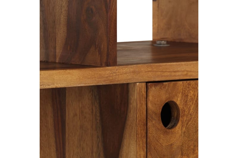 Skänk massivt sheshamträ 118x35x70 cm - Flerfärgad - Förvaring - Förvaringsmöbler - Skänkar & sideboards