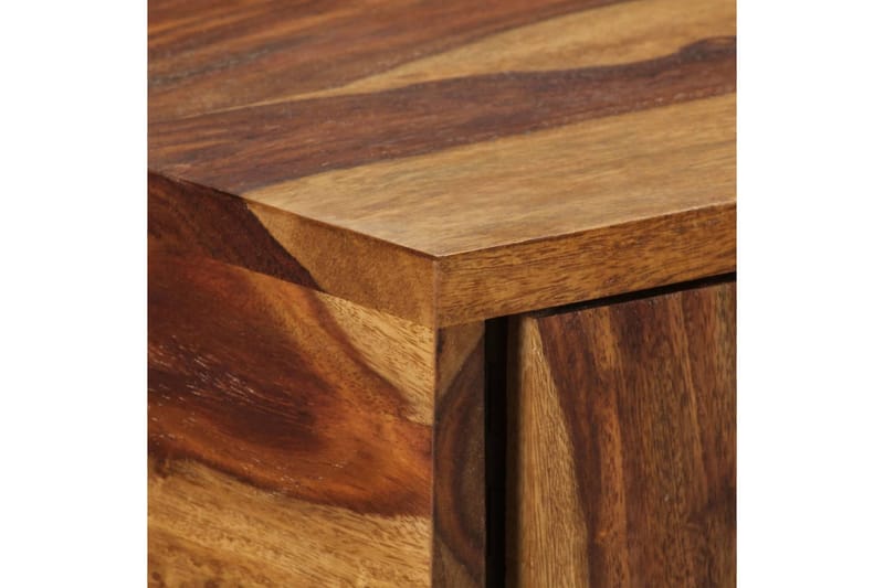 Skänk massivt sheshamträ 118x35x70 cm - Flerfärgad - Förvaring - Förvaringsmöbler - Skänkar & sideboards