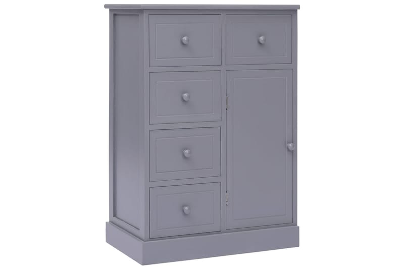 Skänk med 10 lådor grå 113x30x79 cm trä - Grå - Förvaring - Förvaringsmöbler - Skänkar & sideboards