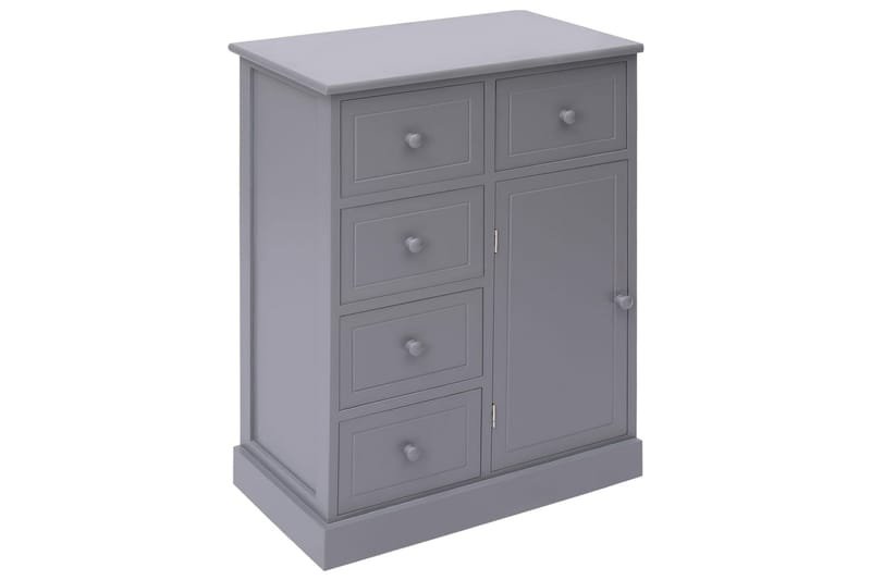 Skänk med 10 lådor grå 113x30x79 cm trä - Grå - Förvaring - Förvaringsmöbler - Skänkar & sideboards