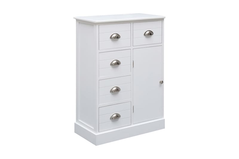 Skänk med 10 lådor vit 113x30x79 cm trä - Vit - Förvaring - Förvaringsmöbler - Skänkar & sideboards