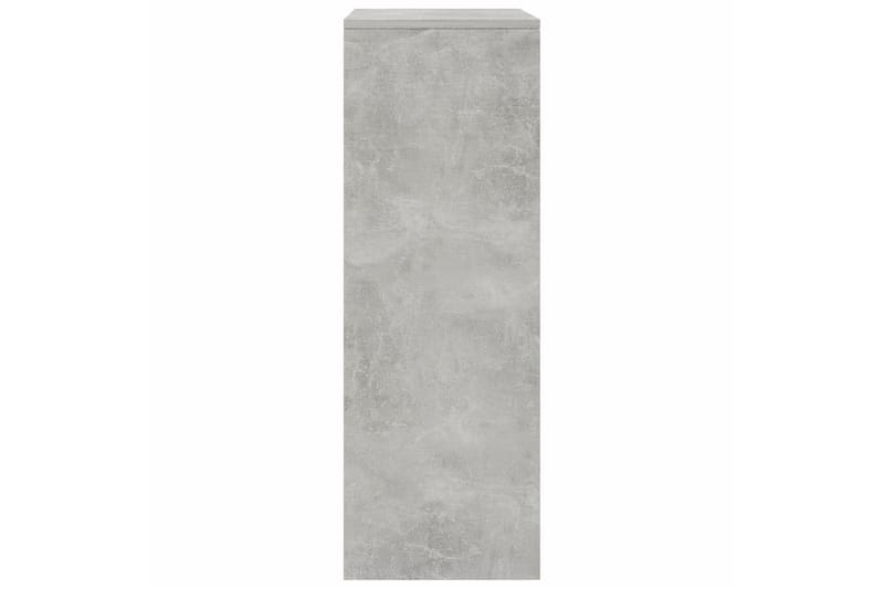Skänk med 6 lådor betonggrå 50x34x96 cm spånskiva - Grå - Förvaring - Förvaringsmöbler - Skänkar & sideboards