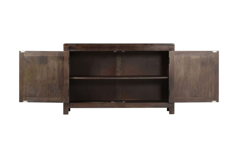 Skänk med snidad design 110x35x70 cm massivt mangoträ - Brun - Förvaring - Förvaringsmöbler - Skänkar & sideboards