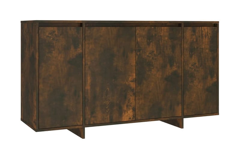 Skänk rökfärgad ek 135x41x75 cm spånskiva - Rökfärgad ek - Skänkar & sideboards