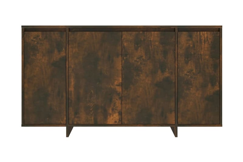 Skänk rökfärgad ek 135x41x75 cm spånskiva - Rökfärgad ek - Förvaring - Förvaringsmöbler - Skänkar & sideboards