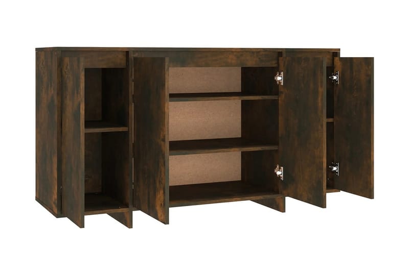 Skänk rökfärgad ek 135x41x75 cm spånskiva - R�ökfärgad ek - Förvaring - Förvaringsmöbler - Skänkar & sideboards