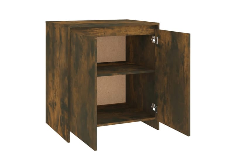 Skänk rökfärgad ek 70x40x73,5 cm spånskiva - Brun - Förvaring - Förvaringsmöbler - Skänkar & sideboards