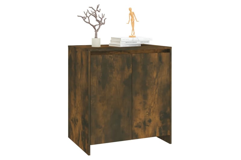 Skänk rökfärgad ek 70x40x73,5 cm spånskiva - Brun - Förvaring - Förvaringsmöbler - Skänkar & sideboards