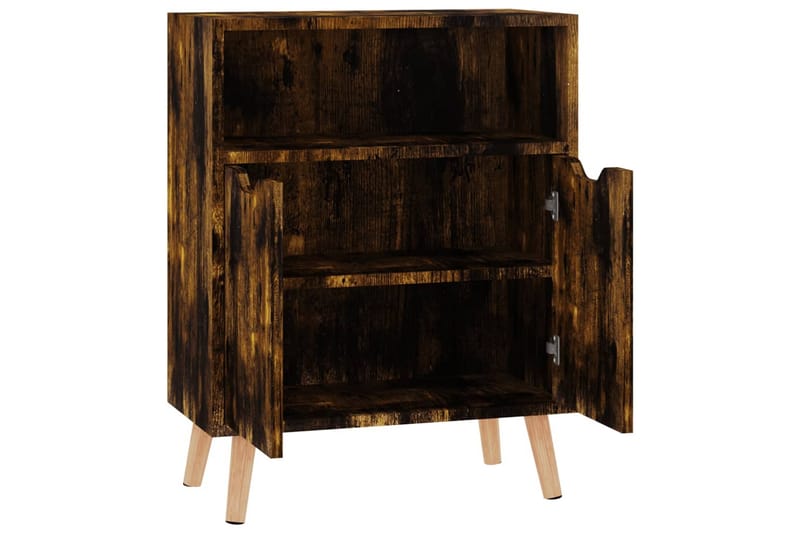 Skänk rökig ek 60x30x72 cm spånskiva - Brun - Skänkar & sideboards