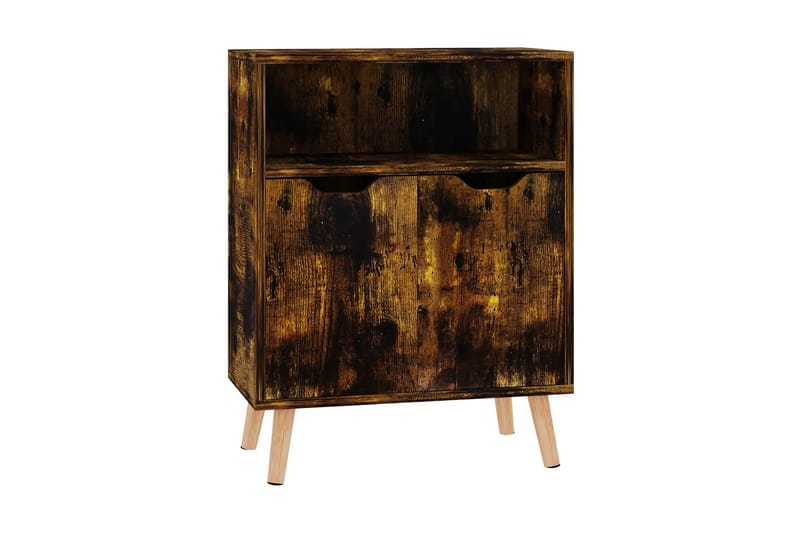 Skänk rökig ek 60x30x72 cm spånskiva - Brun - Skänkar & sideboards