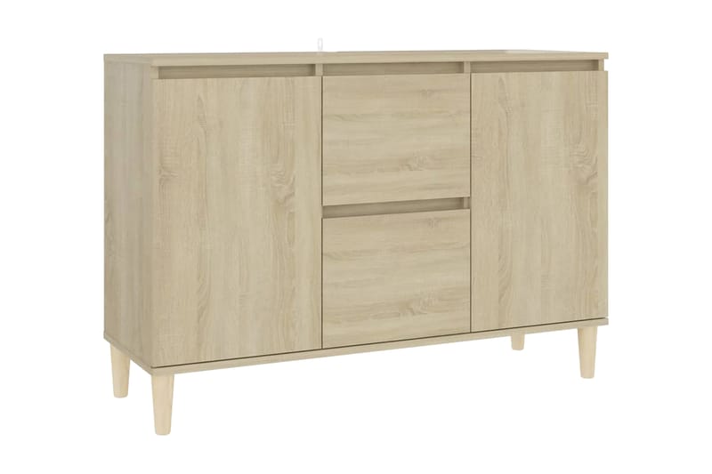 Skänk sonoma-ek 103,5x35x70 cm spånskiva - Brun - Skänkar & sideboards