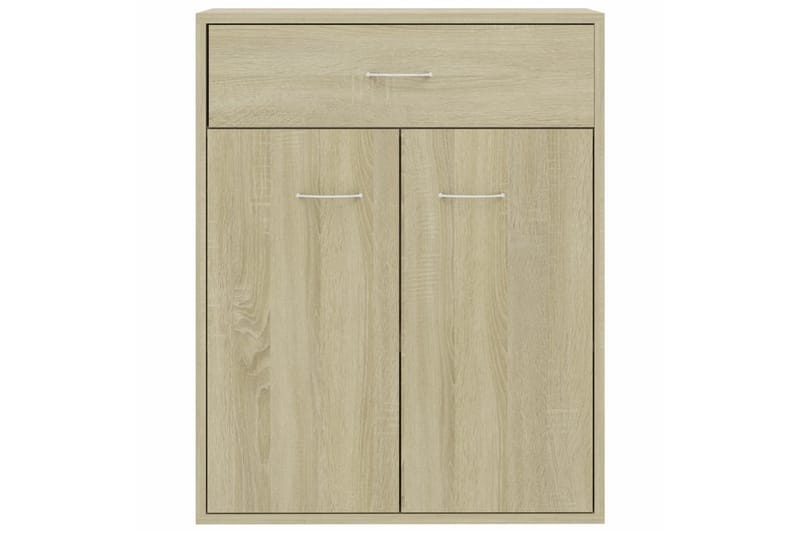 Skänk sonoma-ek 60x30x75 cm spånskiva - Brun - Förvaring - Förvaringsmöbler - Skänkar & sideboards
