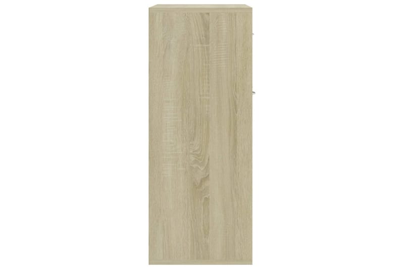 Skänk sonoma-ek 60x30x75 cm spånskiva - Brun - Förvaring - Förvaringsmöbler - Skänkar & sideboards