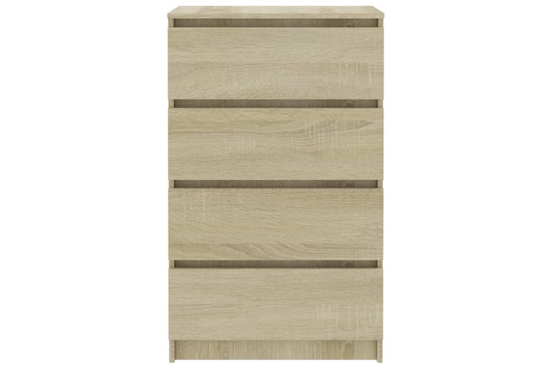 Skänk sonoma-ek 60x35x98,5 cm spånskiva - Brun - Förvaring - Förvaringsmöbler - Skänkar & sideboards