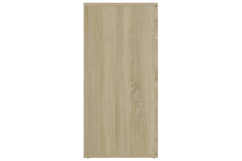 Skänk sonoma-ek 80x36x75 cm spånskiva - Brun - Förvaring - Förvaringsmöbler - Skänkar & sideboards
