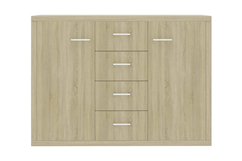 Skänk sonoma-ek 88x30x65 cm spånskiva - Brun - Förvaring - Förvaringsmöbler - Skänkar & sideboards
