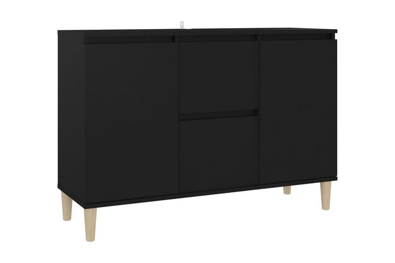Skänk svart 103,5x35x70 cm spånskiva - Svart - Skänkar & sideboards