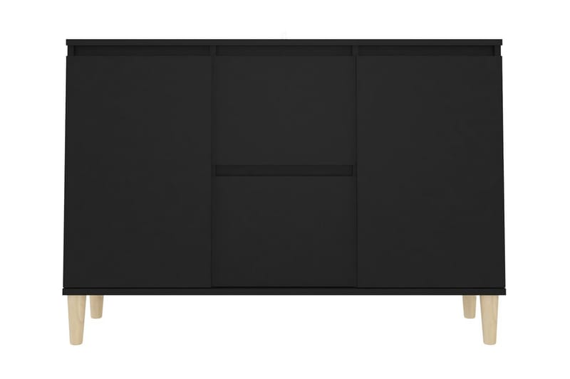 Skänk svart 103,5x35x70 cm spånskiva - Svart - Skänkar & sideboards