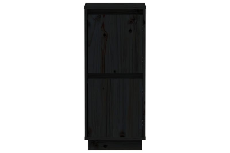 Skänk svart 31,5x34x75 cm massiv furu - Svart - Skänkar & sideboards