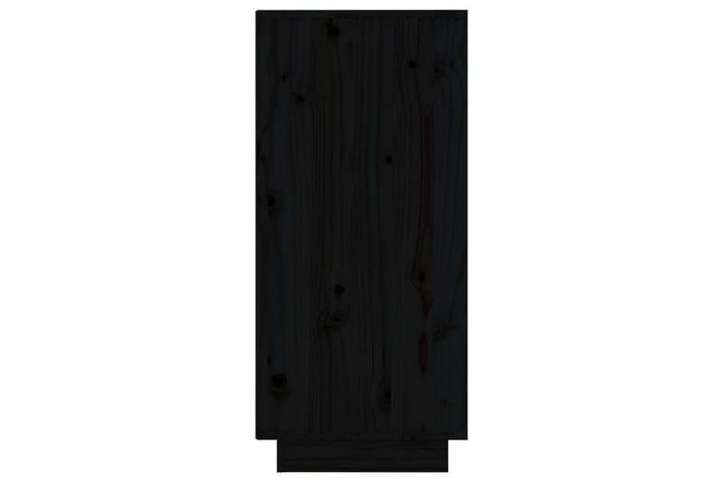 Skänk svart 31,5x34x75 cm massiv furu - Svart - Skänkar & sideboards