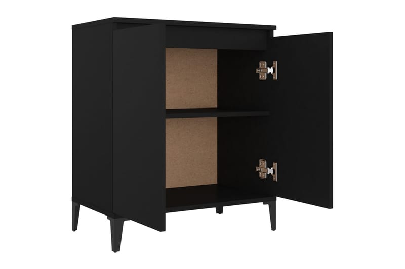 Skänk svart 60x35x70 cm spånskiva - Svart - Förvaring - Förvaringsmöbler - Skänkar & sideboards