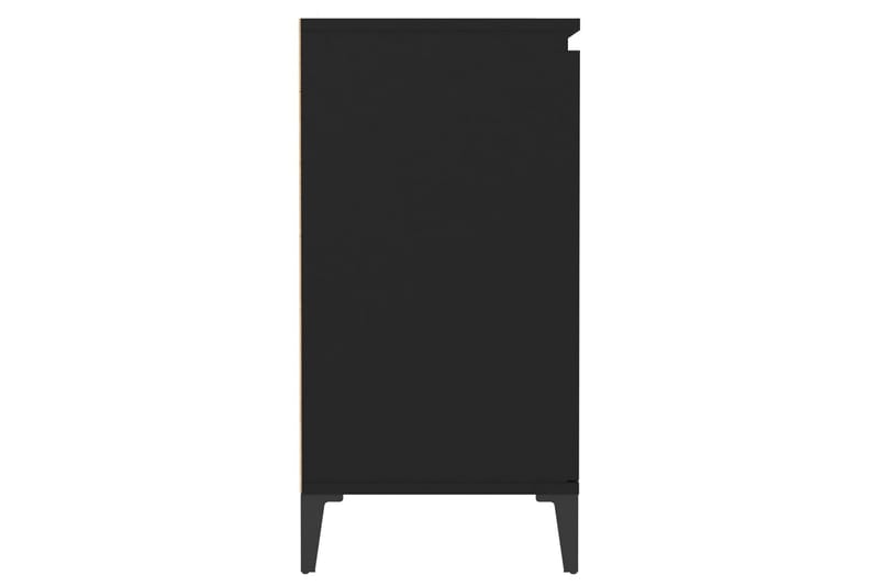 Skänk svart 60x35x70 cm spånskiva - Svart - Skänkar & sideboards