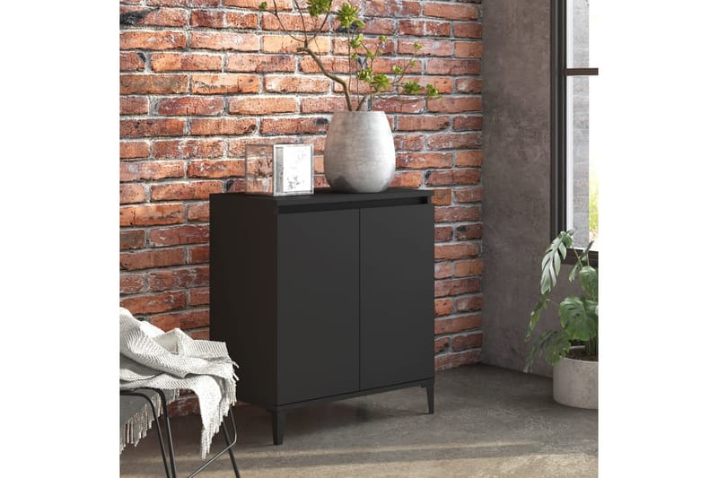 Skänk svart 60x35x70 cm spånskiva - Svart - Förvaring - Förvaringsmöbler - Skänkar & sideboards