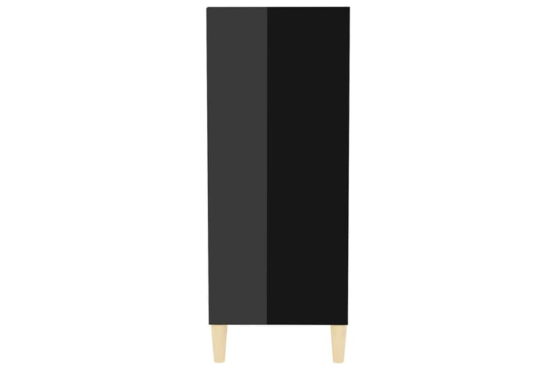 Skänk svart högglans 57x35x90 cm spånskiva - Svart - Skänkar & sideboards