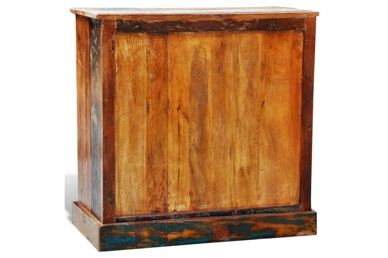 Skänk vintage återvunnet trä 2 lådor 2 luckor - Brun - Förvaring - Förvaringsmöbler - Skänkar & sideboards
