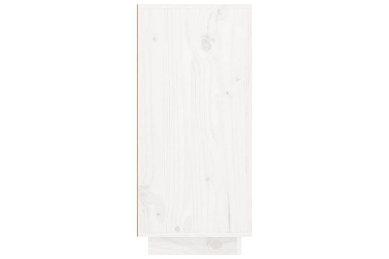 Skänk vit 111x34x75 cm massiv furu - Vit - Förvaring - Förvaringsmöbler - Skänkar & sideboards
