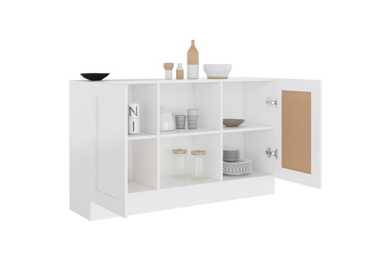 Skänk vit 120x30,5x70 cm spånskiva - Vit - Förvaring - Förvaringsmöbler - Skänkar & sideboards