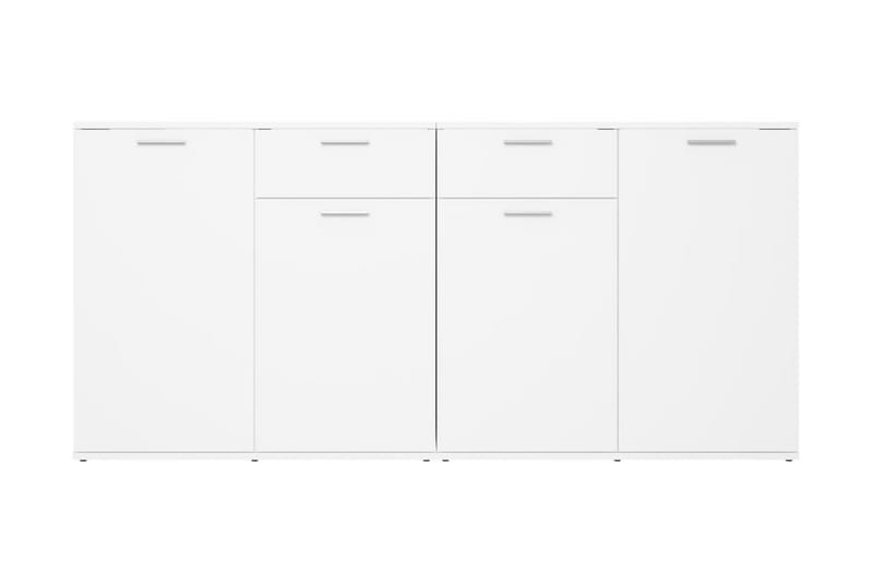 Skänk vit 160x36x75 cm spånskiva - Vit - Förvaring - Förvaringsmöbler - Skänkar & sideboards