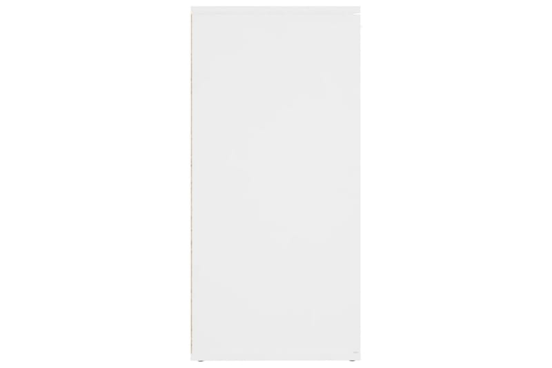 Skänk vit 160x36x75 cm spånskiva - Vit - Förvaring - Förvaringsmöbler - Skänkar & sideboards