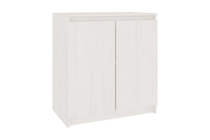Skänk vit 60x36x65 cm massiv furu - Vit - Förvaring - Förvaringsmöbler - Skänkar & sideboards