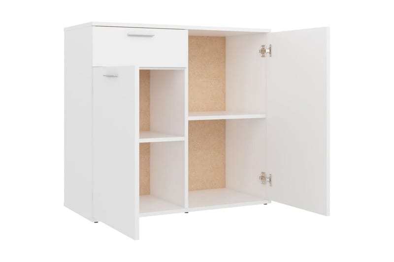 Skänk vit 80x36x75 cm spånskiva - Vit - Förvaring - Förvaringsmöbler - Skänkar & sideboards