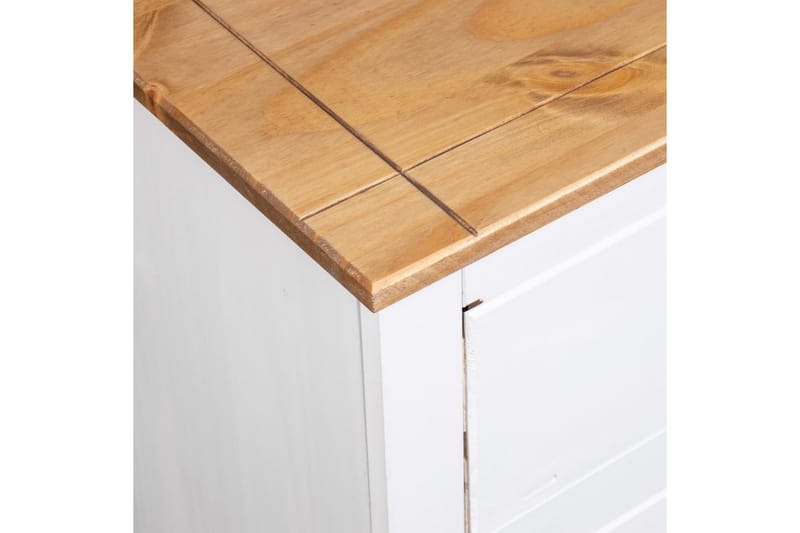 Skänk vit 80x40x83 cm furu panama - Vit - Förvaring - Förvaringsmöbler - Skänkar & sideboards