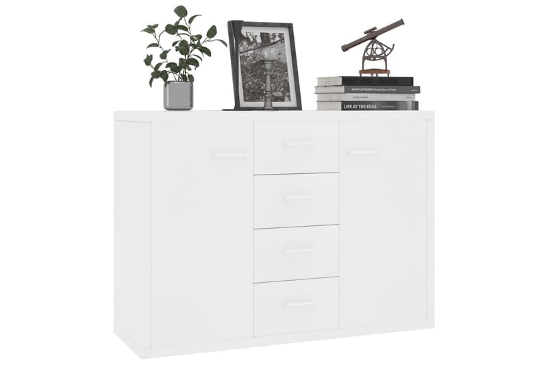 Skänk vit 88x30x65 cm spånskiva - Vit - Förvaring - Förvaringsmöbler - Skänkar & sideboards