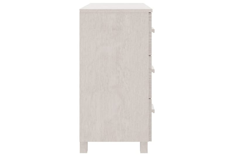 Skänk vit 90x40x80 cm massiv furu - Vit - Förvaring - Förvaringsmöbler - Skänkar & sideboards