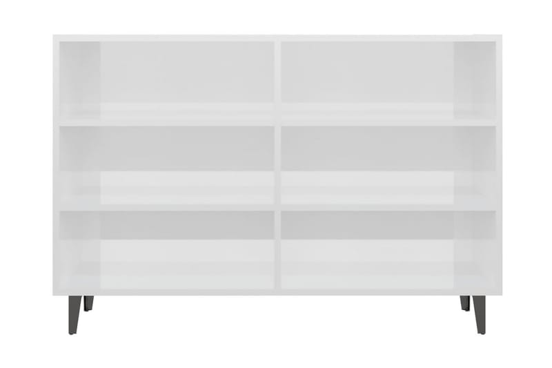 Skänk vit högglans 103,5x35x70 cm spånskiva - Vit högglans - Förvaring - Förvaringsmöbler - Skänkar & sideboards