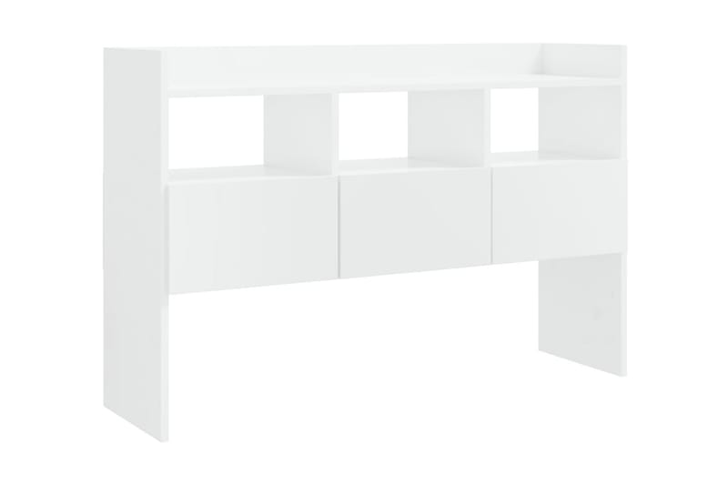 Skänk vit högglans 105x30x70 cm spånskiva - Vit högglans - Skänkar & sideboards