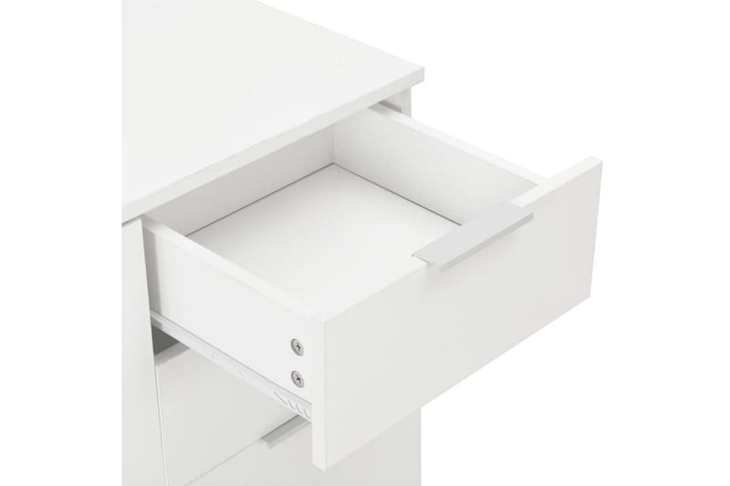 Skänk vit högglans 107x35x76 cm - Vit - Förvaring - Förvaringsmöbler - Skänkar & sideboards