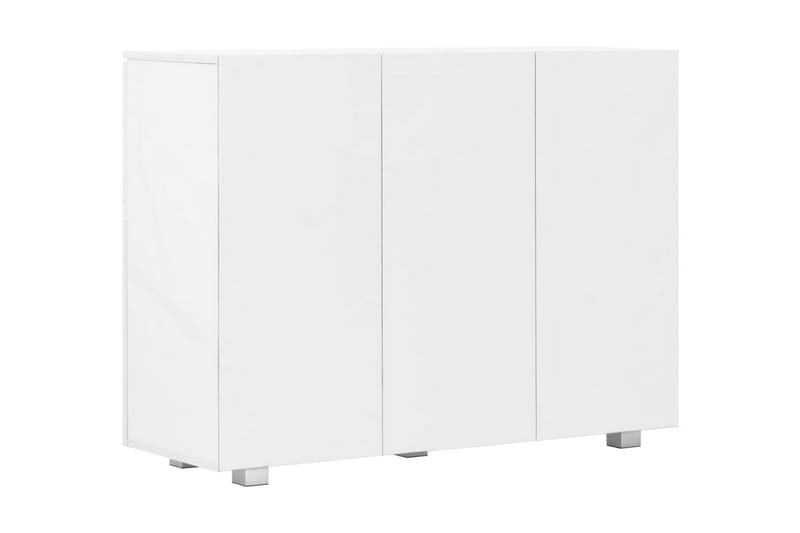 Skänk vit högglans 107x35x76 cm - Vit - Förvaring - Förvaringsmöbler - Skänkar & sideboards
