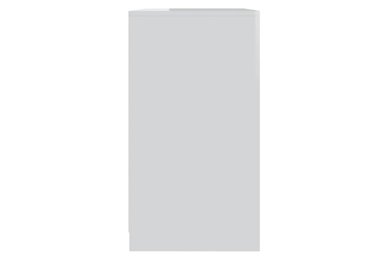 Skänk vit högglans 70x40,5x75 cm spånskiva - Vit högglans - Skänkar & sideboards