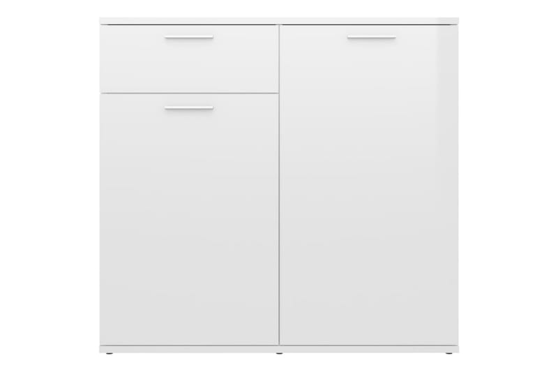Skänk vit högglans 80x36x75 cm spånskiva - Vit - Förvaring - Förvaringsmöbler - Skänkar & sideboards