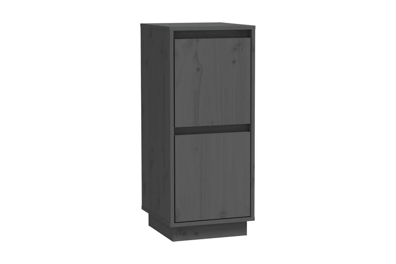 Skänkar 2 st grå 31,5x34x75 cm massiv furu - Grå - Förvaring - F�örvaringsmöbler - Skänkar & sideboards