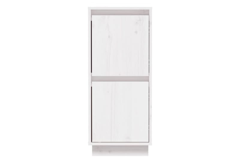 Skänkar 2 st vit 31,5x34x75 cm massiv furu - Vit - Skänkar & sideboards