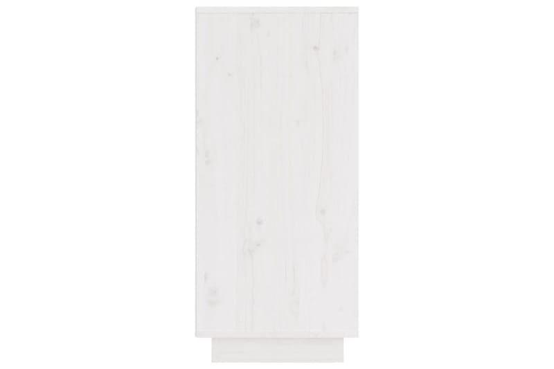 Skänkar 2 st vit 31,5x34x75 cm massiv furu - Vit - Skänkar & sideboards