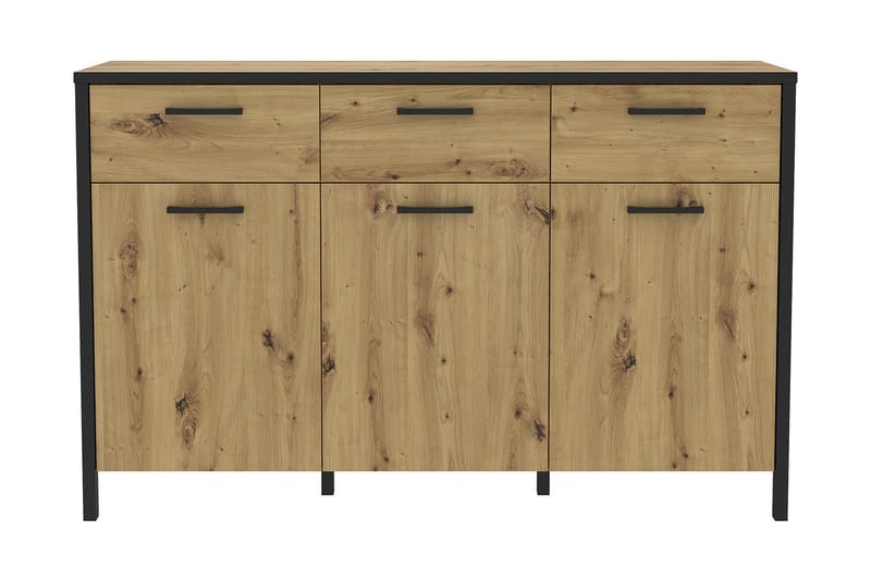 SLOBOZIA Byrå 31x75 cm Brun/Svart - Skänkar & sideboards